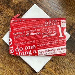 retired lululemon card case / gift card holder / coin purse